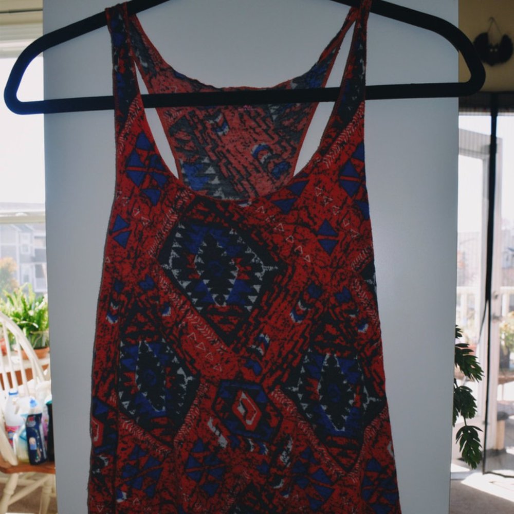 Mudd Patterned Tank Top
